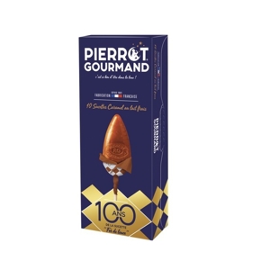 Pierrot Gourmand 10ks Karamelových lízaniek, Francúzsko, darč. krabica 130g