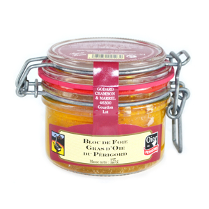 Godard 100% Husacie pečienky Foie Gras z Périgord v bloku, Francúzsko, pohár 125g