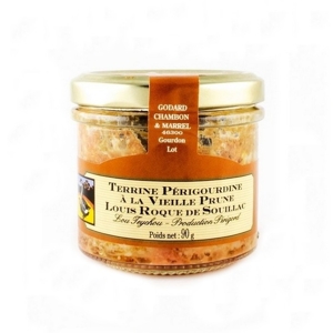 Godard Bravčová terina z Perigourd so slivkovým brandy, Francúzsko, pohár 90g