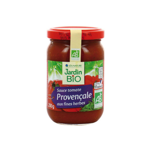 Jardin BIO Omáčka na cestoviny provensálska BIO, Francúzsko, pohár 200g