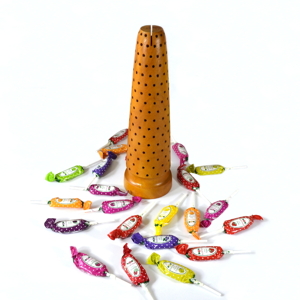 Drevený stojan - kornút na 220 lízaniek, Francúzsko