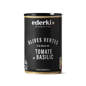 Ederki Olivy Manzanilla s paradajkou a bazalkou, Francúzsko, plech 300g