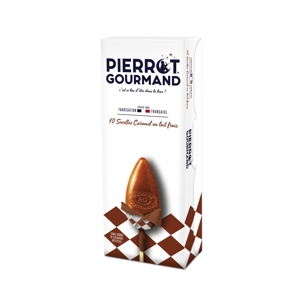 Pierrot Gourmand 10ks Karamelových lízaniek, Francúzsko, darč. krabica 130g