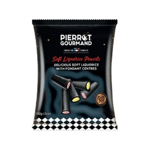 Pierrot Gourmand Lekoricové cukríky - plnené pelendreky, Francúzsko, 200g
