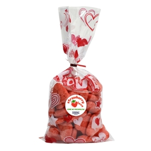 Pierrot Gourmand Jahodové srdiečka Strawberry Love, Francúzsko, sáčok 200g