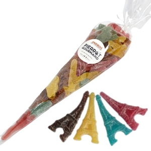 Pierrot Gourmand Gumené cukríky Eiffelovky, Francúzsko, vrecko 200g