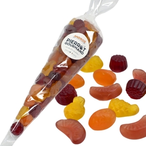 Pierrot Gourmand Gumené cukríky Ovocíčka BIO & Vegan, Francúzsko, vrecko 200g