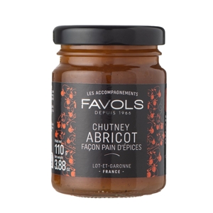 Favols Marhuľové čatní (konfit) s perníkovým korením, Francúzsko, pohár 110g