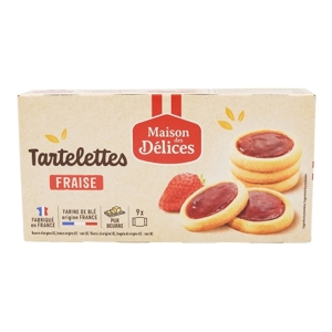 Maison des Délices Tartaletky jahodové, Francúzsko, 125g