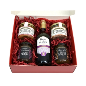 Darčekový balík Francúzsko Standard BST-M182 21x21x8 cm