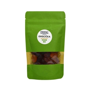 Pierrot Gourmand Gumené cukríky Ovocíčka BIO - VEGAN, Francúzsko, doypack 50g