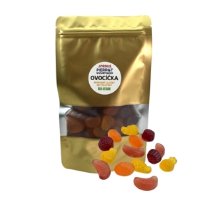 Pierrot Gourmand Gumené cukríky Ovocíčka BIO - VEGAN, Francúzsko, doypack 100g