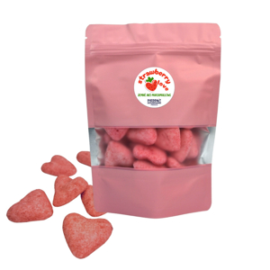 Pierrot Gourmand Jahodové srdiečka Strawberry Love, Francúzsko, doypack 100g