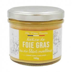 Mes P´tites Recettes Kačacie pečienky Foie Gras so sladkým vínom, Francúzsko, pohár 100g