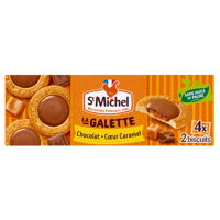 St. Michel Sušienky La Galette chocolate-caramel, Francúzsko, 98g